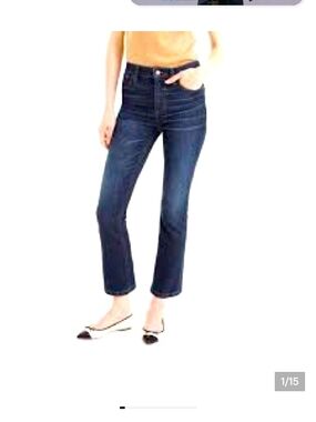 J.Crew Billie Demi Boot Crop Women's Jeans - Dark Indigo 28